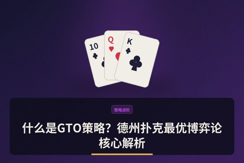 什么是GTO策略 - 什么是GTO策略?德州扑克最优博弈论核心解析